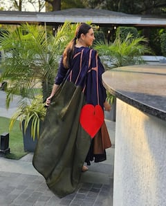 Karisma Kapoor Showcases Her Charming Side In A Purple Outfit; PICS