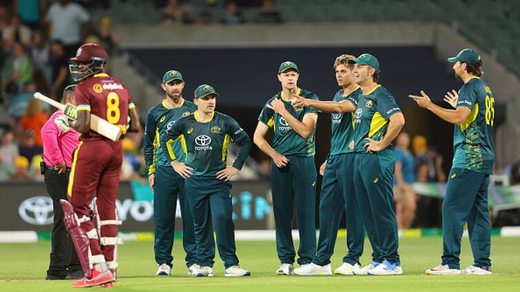 Alzarri Joseph Survives As Australia Fail To Appeal For Run Out Viral Video AUS vs WI 2nd T20I Tim David AUS vs WI 2nd T20I: Alzarri Joseph Survives As Australia Fail To Appeal For Run Out, Video Goes Viral