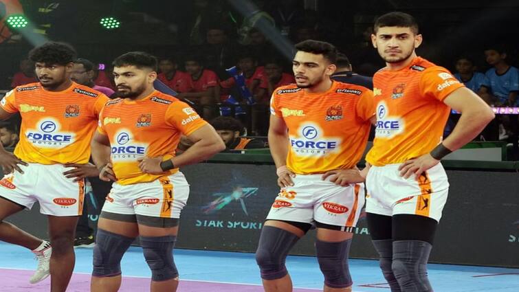 Puneri Paltan through to semis with big win vs Tamil Thalaivas Tamil Thalaivas vs Puneri Paltan: தமிழ் தலைவாஸை வீழ்த்தி பிளே ஆஃப் சுற்றுக்கு தகுதி பெற்றது புனேரி பல்டன்!