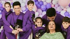Karan Johar Drops Pictures From Yash And Roohi’s Purple-Themed Birthday Party