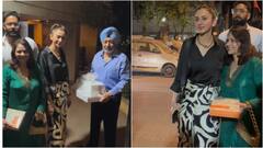 शादी की खबरों के बीच फैमिली संग स्पॉट हुईं रकुल, हाथ में मिठाई का डब्बा लिए पहुंचे एक्ट्रेस के पिता