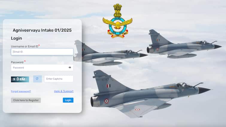 Indian Air Force IAF Agniveerayu Recruitment 2024: Registration Process Closes Today On agnipathvayu.cdac.in IAF Agniveer Recruitment 2024: Registration Process Closes Today On agnipathvayu.cdac.in