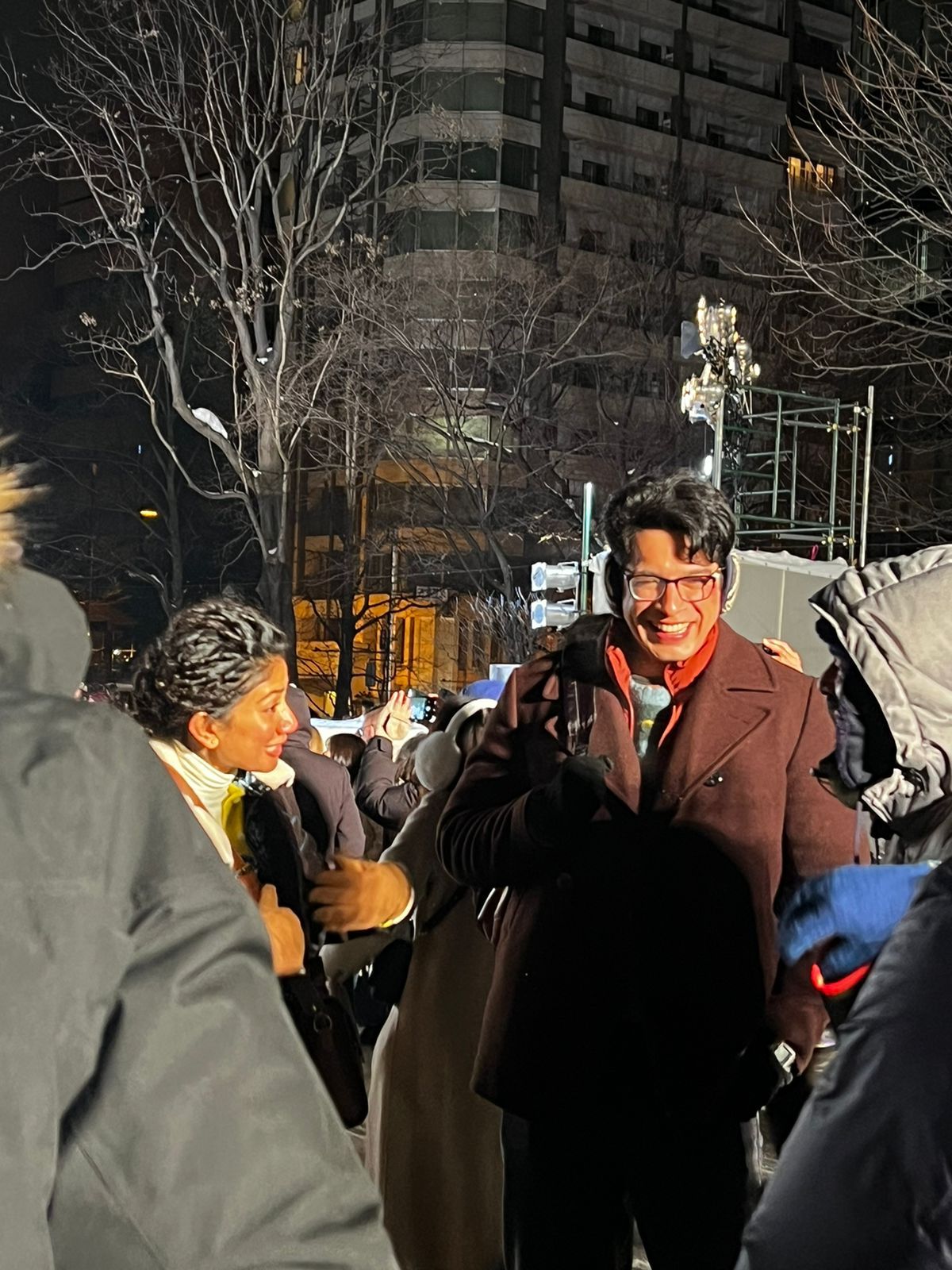 Junaid Khan And Sai Pallavi Enjoy Sapporo Snow Festival While Shooting In Japan - Pics