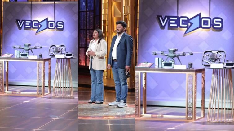 AI Drone introduced in Shark Tank India with fully Automatic features Shark Tank India में दिखा AI Drone, टेक-ऑफ करने से लेकर लैंड करने तक अपने-आप करता है सभी काम