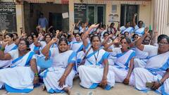 Asha Workers Protest | YS Jagan | అప్పుడు జగన్‌కు పాలాభిషేకం చేశాం.. ఇప్పుడేం చేస్తామో చూడండి | ABP