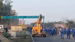Farmers Protest: किसानों के दिल्ली कूच से पहले जींद में पंजाब बॉर्डर सील, चप्पे-चप्पे पर पैरामिलिट्री फोर्स तैनात, देखें तस्वीरें