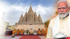 BAPS Hindu Mandir Abu Dhabi : 108 అడుగులు..700కోట్లతో..కళ్లు చెదిరిపోయే శిల్పసంపద | ABP Desam