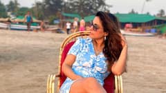 PHOTO : हिना खानने बीचवर दाखवली तिची ग्लॅमरस स्टाईल; पाहा फोटो!