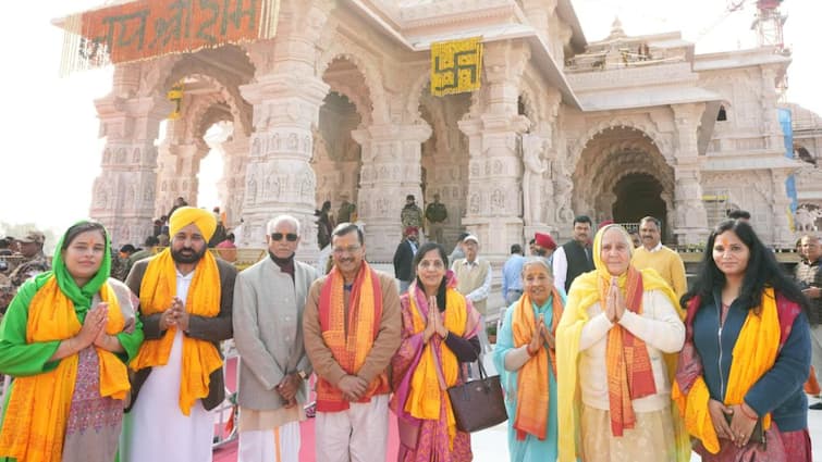 AAP Chief Arvind Kejriwal and CM Bhagwant Mann Ayodhya Visit UP Minister Nand Gopal Gupta Nandi Taunt UP News: CM अरविंद केजरीवाल के अयोध्या दौरे पर योगी के मंत्री का तंज, कहा- 'राम जी ही करेंगे बेड़ा पार'
