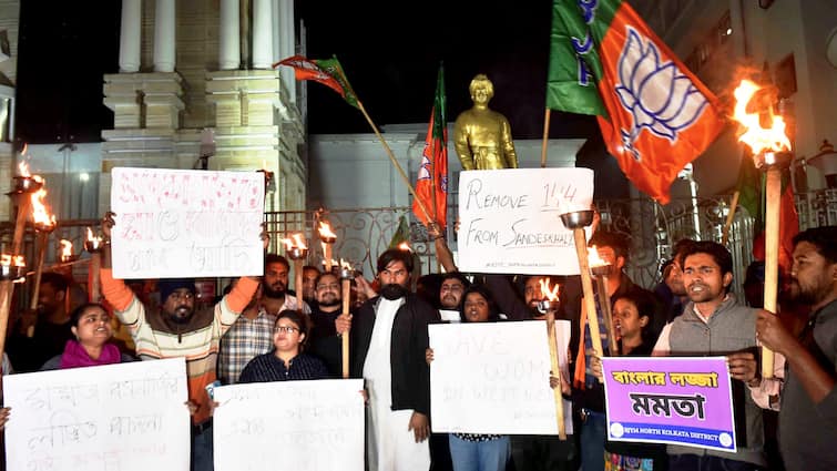 BJP Assaults CM Mamata Over Unrest In Sandeshkhali, Bengal Guv Speaks To Protesting Ladies. Prime Updates