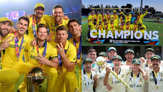 IND vs AUS: 14 साल बाद ऑस्ट्रेलिया ने जीता अंडर-19 वर्ल्ड कप का खिताब, 8 महीने में तीसरी बार तोड़ा भारत का सपना IND vs AUS: 14 साल बाद ऑस्ट्रेलिया ने जीता अंडर-19 वर्ल्ड कप का खिताब, 8 महीने में तीसरी बार तोड़ा भारत का सपना