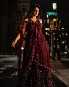 Sreeleela Photos : డైమండ్ ఝుంకాలనే డామినేట్ చేసిన శ్రీలీల నవ్వు