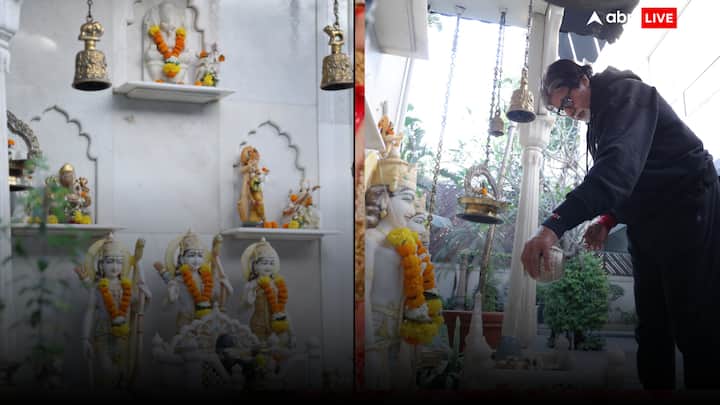 Amitabh Bachchan Home Temple: बॉलीवुड के शहंशाह अमिताभ बच्चन अपनी पर्सनल लाइफ को लेकर भी छाए रहते हैं. वो आए दिन अपने घर की तस्वीरें शेयर करते रहते हैं.