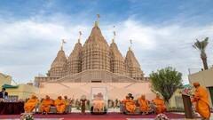 Abu Dhabi Mandir: અબુ ધાબીમાં બનેલું પ્રથમ હિન્દુ મંદિર કેવું છે, તસવીરોમાં જુઓ ઝલક, જાણો ખાસિયત