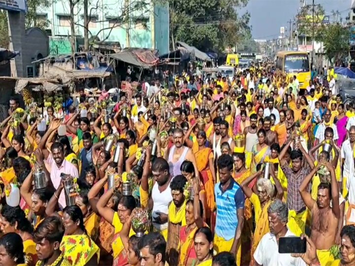 நத்தம் மாரியம்மன் கோயில் மாசி பெருந்திருவிழா கொடியேற்றத்துடன் தொடக்கம்