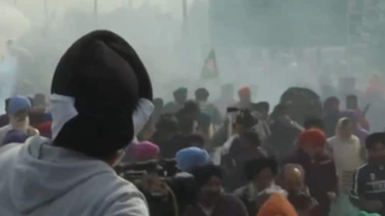 Farmers Delhi Chalo Protest Haryana Police fired tear gas shells on farmers samajwadi party said - BJP atrocities on food providers Farmers Protest: हरियाणा पुलिस ने किसानों पर दागे आंसू गैस के गोले, सपा बोली- अन्नदाताओं पर भाजपाई अत्याचार!