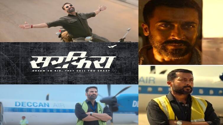 Soorarai pottru hindi remake version Sarfira release date official announcement Sarfira: சூரரைப் போற்று ரீமேக்.. சூர்யாவுக்கு பதில் அக்‌ஷய்குமார்.. வெளியானது ரிலீஸ் தேதி!