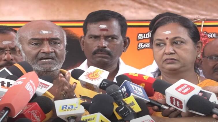 M S Bhaskar ana premalatha speech at Akkaran movie launch at vijayakanth memorial M.S. Bhaskar : இது நான் அண்ணனுக்கு செய்யும் நன்றிக்கடன்... 'அக்கரன்' மூவி லாஞ்சில் கண்கலங்கிய எம்.எஸ். பாஸ்கர்...  