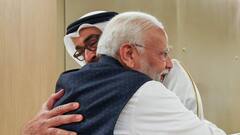 PM Holds Talks With UAE President Nahyan Ahead Of 'Ahlan Modi' Event — IN PICS