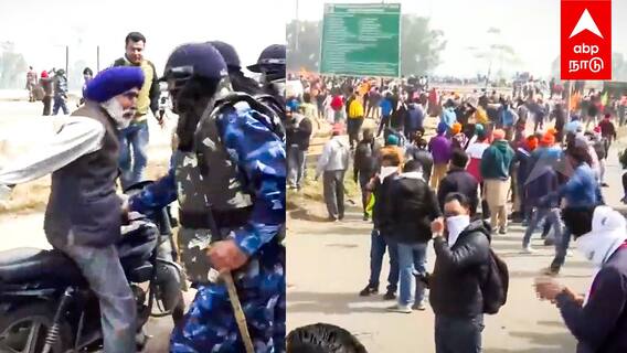 Delhi Farmers Protest 2.0 - முள்வேலி, ஆணி, லத்திவிவசாயிகள் மீது கண்ணீர்புகை’டில்லி முற்றுகை 2.0’