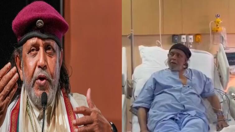 Mithun Chakraborty discharged from hospital reveals PM Narendra Modi scolded him for this reason Mithun Chakraborty : मिथुन चक्रवर्ती यांना रुग्णालयातून डिस्चार्ज; पीएम मोदींनी केली प्रकृतीची विचारपूस