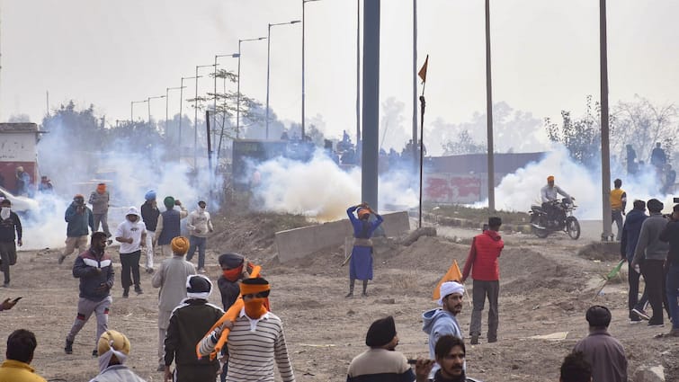 Haryana: Protesting Farmers Break Barricades In Conflict With Police Utilizing Tear Gasoline To Disperse Them, Movies Floor