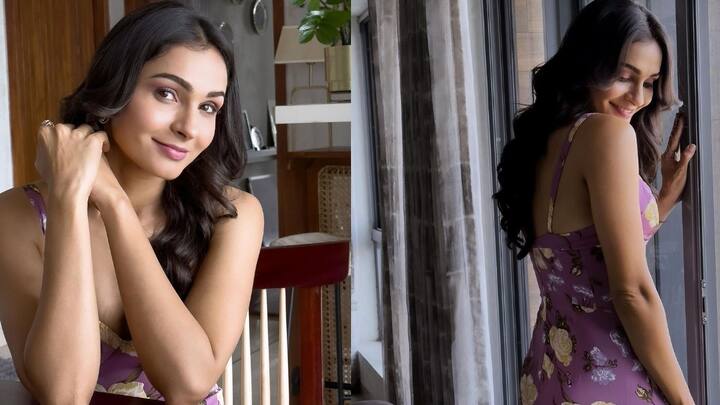 Andrea Jeremiah Photos : காதலர் தினத்தை முன்னிட்டு ஸ்பெஷல் புகைப்படங்களை பதிவிட்டுள்ளார் ஆண்ட்ரியா.