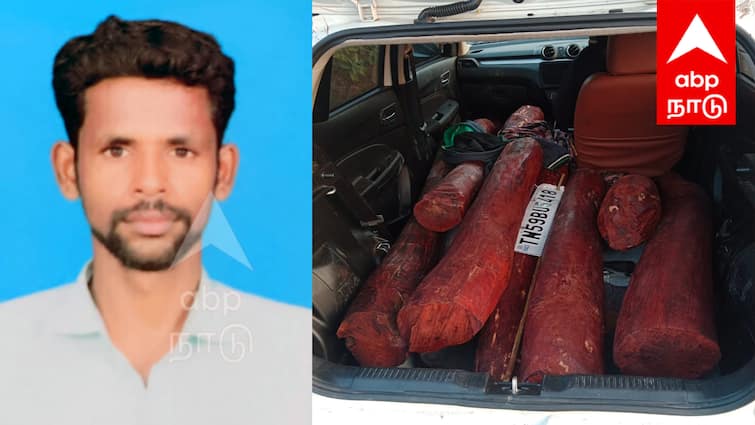 Red sand smuggling  main accused who killed an Andhra policeman surrendered in the Villupuram court - TNN செம்மரக்கடத்தலில் ஆந்திர காவலரை கொன்ற கும்பல்; முக்கிய நபர் விழுப்புரம் நீதிமன்றத்தில் சரண்