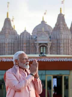 Prime Minister Modi Inaugurates Abu Dhabi's First Hindu Stone Temple — IN PICS