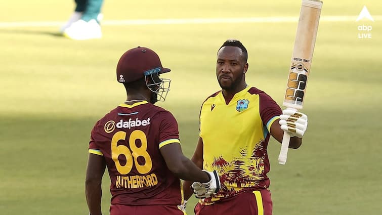 AUS Vs WI 3rd T20I Match Highlights Andre Russell devastating innings as West Indies earn Consolation Win AUS vs WI: রাসেল-রাদারফোর্ড রেকর্ড জুটিতে ঘায়েল অস্ট্রেলিয়া, টি-টোয়েন্টিতে জিতল ওয়েস্ট ইন্ডিজ়