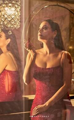 Dia Mirza: ਰੈੱਡ ਗਾਊਨ 'ਚ ਦੀਆ ਮਿਰਜ਼ਾ ਨੇ ਮਚਾਈ ਤਬਾਹੀ, ਦਿੱਤੇ ਕਿਲਰ ਪੋਜ਼