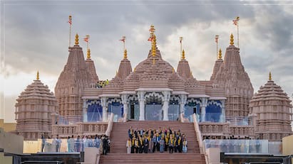 Prime Minister Narendra Modi will inaugurate the BAPS Hindu temple in Abu Dhabi, spread across an area of 27 acre. The temple will be the largest Hindu place of worship in the Gulf region.