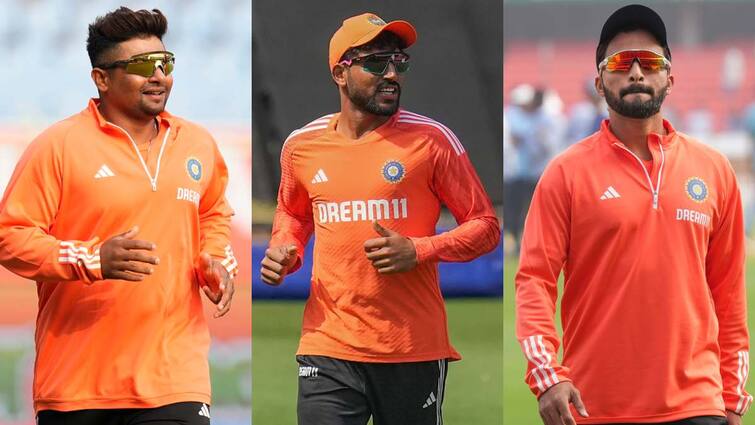 IND vs ENG 3rd Test Sarfaraz Khan Rajat Patidar Dhruv Jurel team india middle order for rajkot IND vs ENG: राजकोट टेस्ट के लिए टीम इंडिया का मिडिल ऑर्डर तय? इन 3 खिलाड़ियों को मिल सकता है मौका