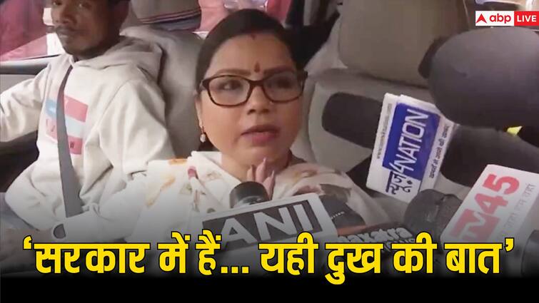 JDU MLA Bima Bharti Attack Over Arresting of Husband and Son Bihar CM Nitish Kumar ANN 'मैडम! पार्टी के खिलाफ हैं कि साथ...', सवाल सुनकर JDU विधायक बीमा भारती ने किसे इतना सुना दिया?