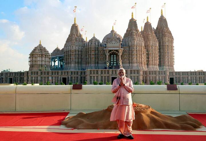The temple, built at a cost of approximately Rs 700 crore, represents a milestone in Indo-UAE relations, fostering cultural exchange and strengthening people-to-people connections between the two nations.