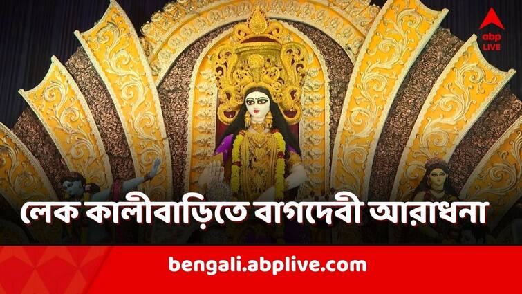 Saraswati Puja in Lake Kalibari performed following all rules and rituals Kolkata Lake Kalibari: লেক কালীবাড়িতে ধুমধাম করে সরস্বতী পুজো, ভিড় ভক্তদের