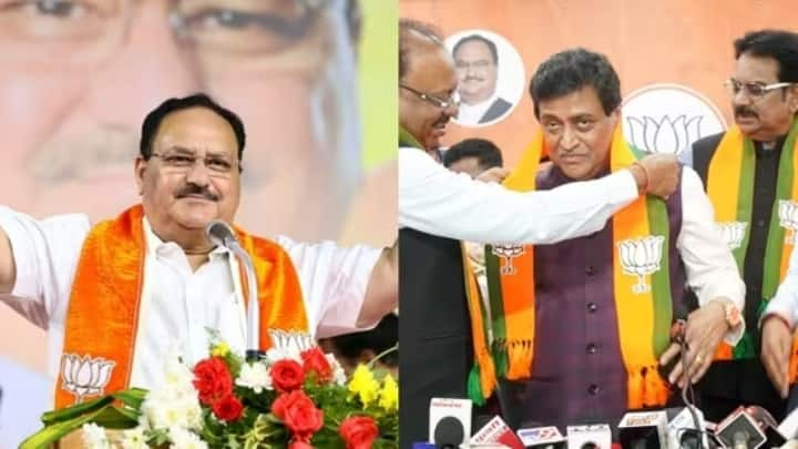 Rajya Sabha Election BJP nominates Union Ministers JP Nadda from Gujarat Ashok Chavan from Maharashtra தலைவர் நட்டா முதல் கட்சியில் நேற்று சேர்ந்த சவான் வரை.. பாஜக மாநிலங்களவை தேர்தல் வேட்பாளர்கள் யார்?