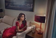 Shriya Saran Flaunts Her Graceful Side In A Red Saree, See Stunning PICS