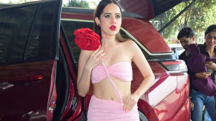 পোশাক নিয়ে সবসময় পরীক্ষা-নিরীক্ষা করতেই থাকেন উরফি জাভেদ। আর সেই পোশাক নিয়েই বিতর্ক-আলোচনা-সমালোচনার শীর্ষে থাকেন তিনি।   ছবি- নিজস্ব