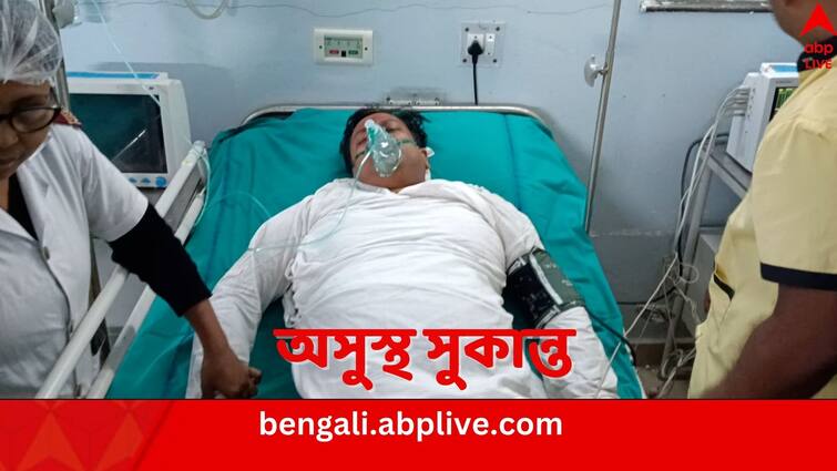 West Bengal BJP President Sukanta Majumdar is being brought to Kolkata Apollo hospital as he was injured in Taki Sukanta Majumdar Injured: সংজ্ঞা হারান, চোট কোমরেও, বসিরহাট থেকে কলকাতায় আনা হচ্ছে সুকান্তকে