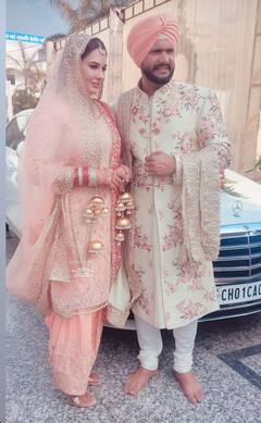 Mandy Takhar: ਮੈਂਡੀ ਤੱਖਰ ਦੇ ਵਿਆਹ ਦੀ ਪਹਿਲੀ ਤਸਵੀਰ ਆਈ ਸਾਹਮਣੇ, ਸਾਦੇ ਲੁੱਕ 'ਚ ਦਿਖਾਈ ਦਿੱਤੀ ਪੰਜਾਬੀ ਅਦਾਕਾਰਾ