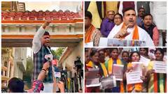 Sandeshkhali Protests: BJP MLAs Stage Walk-Out From Bengal Assembly — IN PICS