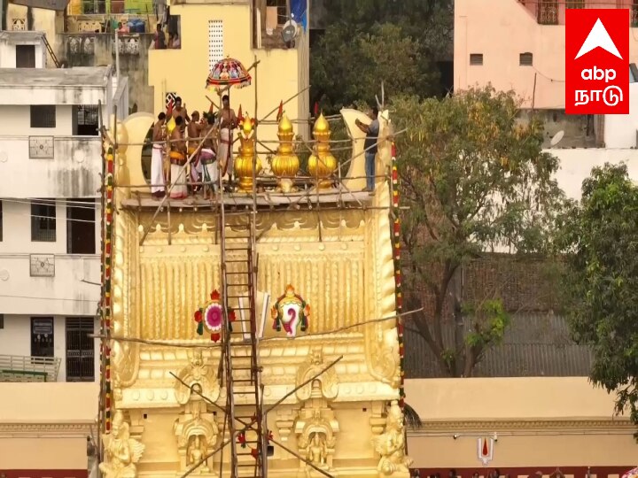 பாண்டவர் தூதப் பெருமாள் கோயில் கும்பாபிஷேக விழா.. கோவிந்தா கோவிந்தா என பக்தர்கள் முழக்கம்..!