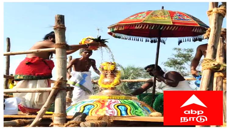 Mayiladuthurai sitharkaadu Sri thandayuthapani temple Kumbabishegam festival - TNN சித்தர்காடு ஸ்ரீ தண்டாயுதபாணி சுவாமி திருக்கோயில் மஹா கும்பாபிஷேகம்; பக்தர்கள் பரவசம்