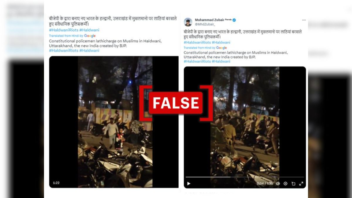 Fact Check: Mumbai Protest Video Passed Off As Unrest In Uttarakhand's Haldwani