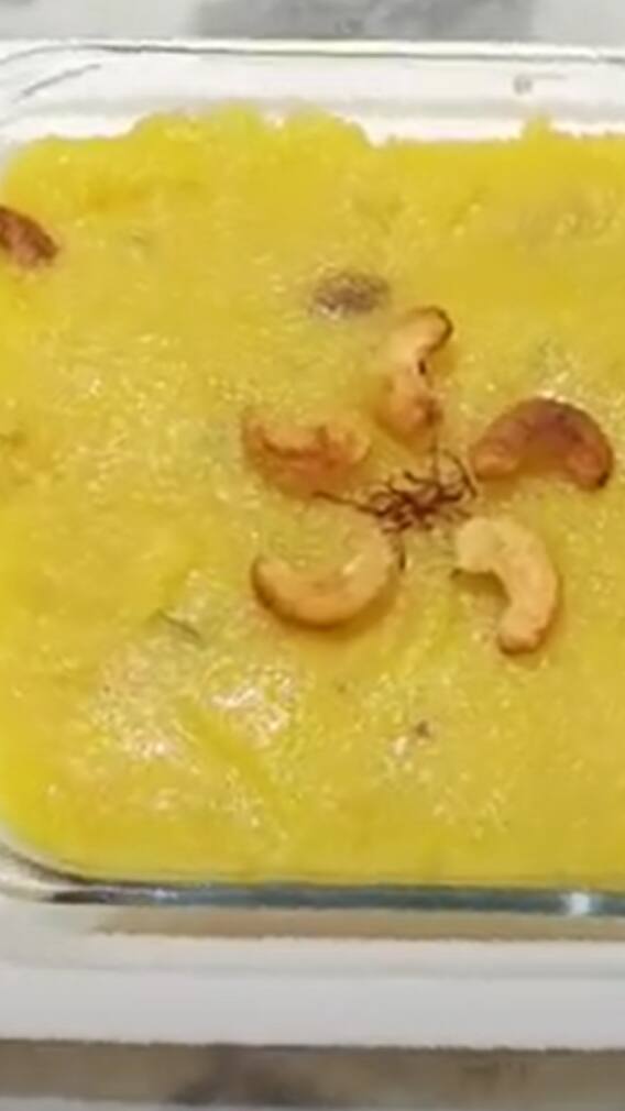 ஆரோக்கியமான பாதாம் கேசரி செய்முறை...