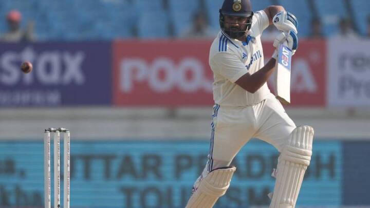 Rohit Sharma hit century against England at Rajkot test  Indian captain partnership with Ravindra Jadeja ind vs eng latest cricket score Rohit Sharma century : रोहित शर्माचं धडाकेबाज शतक, 3 बाद 33 धावांवरुन डाव सावरला