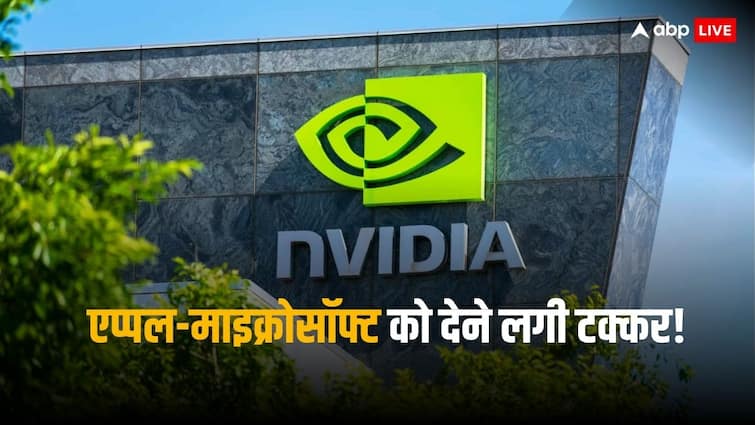 Nvidia now ahead of google parent alphabet reaches at 3rd spot among Magnificent Seven Nvidia Share Jump: एनविडिया ने लगाई इतनी लंबी छलांग, गूगल-अमेजन-टेस्ला सबसे निकली पार