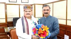 अब गुजरात से राज्यसभा पहुंचेंगे जेपी नड्डा, CM सुक्खू ने दी बधाई