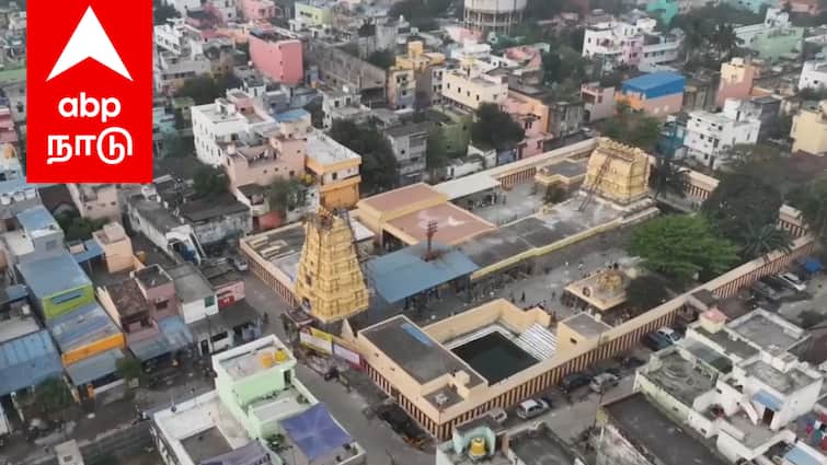 Kanchipuram pandava thoothar perumal temple kumbabishekam festival - TNN பாண்டவர் தூதப் பெருமாள் கோயில் கும்பாபிஷேக விழா.. கோவிந்தா கோவிந்தா என பக்தர்கள் முழக்கம்..!